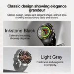 New Smart Watch Men Full Touch Screen Compass Bluetooth Call Flashlight Sports Activity Fitness Heart Rate Waterproof Smartwatch - Image 3
