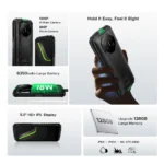 DOOGEE Fire 3 Pro Rugged Phone 16GB 128GB 5.5" HD+ Display 8350mAh Battery UNISOC T7200 16MP+8MP NFC Android 15 Smartphone - Image 3