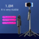 COOL DIER New Tripod for Smartphone Camera,Tripods Stand with Bluetooth shutter,Wireless Selfie Stick brackets with Phone Holder - Image 3