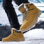 men boots 2025 New Winter Slippers Warm Men Shoes Waterproof Non-Slip Plush Sneakers Male tenis shoes Boots Men Sneakers Winter - Image 2