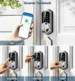 Veise Smart Deadbolt with App Control, Keyless Entry Smart Lock for Front Door, Electronic Digital Door Lock with Code - Image 6