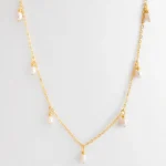 eManco New Pearl Pendant Necklace Stainless Steel Clavicle Chain Fine Chain Wedding Gift - Image 6