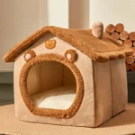 Folding houses for small and medium sized dogs and cats, mattresses, pet products, puppy baskets, winter kennels - Image 3