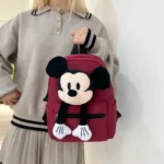 Disney 2025 New Mickey Mouse Children's Backpack Cute Plush Bag Large Capacity Student Backpack Stylish Bag Children Gift - Image 3