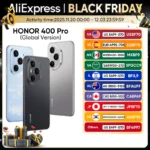 HONOR 400 Pro Global Version 5G Smartphone Snapdragon 8 Gen 3 6.7'' AMOLED Screen 6000mAh Battery 100W Wired 50W Wireless e-SIM