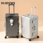 KLQDZMS Aluminum Frame Suitcase 26"29"32 Inch Large Capacity Cart Case Cart Type Travel Bag Women's Password Box Cabin Luggage - Image 4