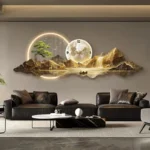 Design Luxury Wall Clocks Living Room Led Aesthetic Minimalist Wall Watch Silent Fashion Nordic Horloge Murale Home Decoration - Image 2