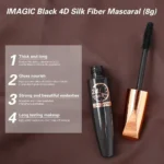 5D Waterproof Mascara Lengthens Eyelashes Extension Black Silk Fiber Mascara Female Makeup Cosmetic Waterproof Mascara - Image 5