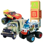 Disneyalloydie-castDisney Pixar car Bigfoot ice cream bar tall car glasses McQueen truck toy car model toy car gift for children