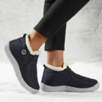 Winter Waterproof Breathable Men Casual Shoes Fashion Men Sneakers Fur Keep Warm Slip On Men's Sneaker Soft Unisex Ankle Shoes - Image 6