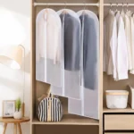5/10/20Pcs Clear Garment Bags for Closet Storage,Clothes Dust Covers Hanging Clothes Bags Dress Bag for Long Dresses, Suit, Coat - Image 2