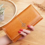 Women's Leather Wallet Woman Luxury Long Wallets Fashion Women Purses Money Bags 2022 Handbags Womens Purse Cards Holder - Image 4