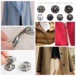 20Sets Black Silver Round Invisible Brass Metal Snap Fasteners Press Button For Shirt Suit Jacket Clasp Garment Accessories DIY - Image 5