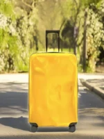 Crash Luggage Italy Design Broken Zipper Cabin Suitcase TSA Lock Spinner Carry On Luggage