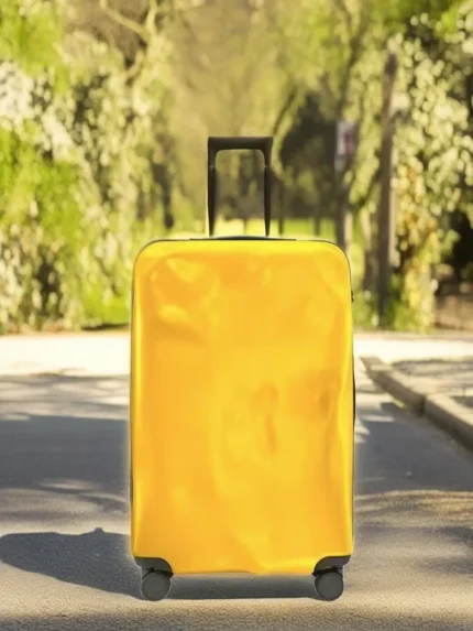 Crash Luggage Italy Design Broken Zipper Cabin Suitcase TSA Lock Spinner Carry On Luggage