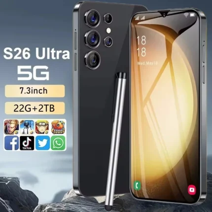 HOT 2025 new S26 Ultra original intelligent 4G 5G dual card dual standby Android 14 system global version 108MP 8000mAh battery