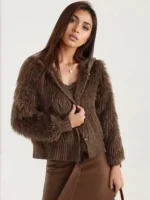 Elegant Autumn Winter Hooded Sweater Jackets Fashion Women Long Sleeve Cardigan Knitted Top Casual Vintage Knitwear Clothing