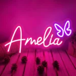 Custom Name Neon Sign Personalized Led Neon Sign Night Light Birthday Wedding Signs Room Bedroom Decoration Wall LED Neon Lamp - Image 2