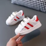 Children's Sneakers Kids Fashion Design White Non-slip Casual Shoes Boys Girls Hook Breathable Sneakers Toddler Outdoor Shoes - Image 3