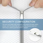 3Pcs Durable Honeycomb Mesh Laundry Reusable Washing MachinesBags clothes lingerie bra for Delicates 12 x 16 Inches (3 Medium) - Image 4