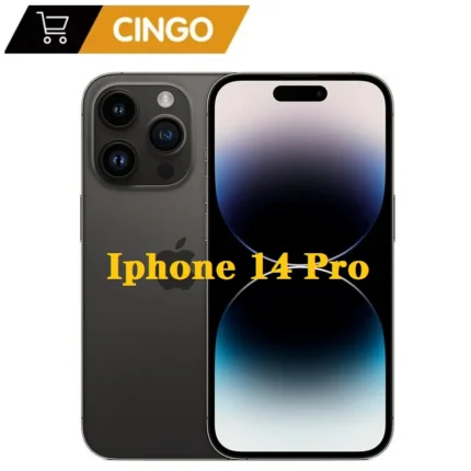Original iPhone 14 Pro 128GB 256GB 512GB ROM 6GB RAM Unlocked Dual eSIM 1SIM+ 1eSIM 6.1" OLED Face ID NFC A15 Apple Smartphone