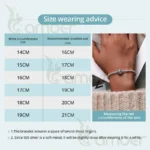 BAMOER Genuine 925 Sterling Silver Charm Glossy Bracelet Heart/Shell Clasp Basic Bangle Star Spacer Beads for Women DIY Jewelry - Image 6