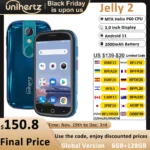 Unihertz Jelly 2 4 inch Mini Smartphone Android 11 Helio P60 Octa Core Unlocked 6GB 128GB NFC Cellphone 16MP Infrared Phone