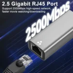 USB Ethernet Adapter 2500Mbps 1000Mbps USB3.0 Network Card 2.5G Ethernet Gigabit Adapter Lan Hub for MacBook Win 7/8/10/11 - Image 3