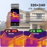 P1 thermal camera 320*240 X³IR Resolution for ios and Android Phone 600℃ High Temp Measurement Range 25Hz for Hvac Inspect - Image 3