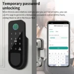 Fingerprint Home Lock for Tuya Smart Lock Bluetooth Door Lock Keyless Entry Fingerprint Tuya App Key IC Card Gateway Unlock - Image 5