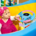 Simulate Driving a Car, Steering Wheel, Electric Toy Sound, CHILDREN'S Music Education, Pushing a Cart, Driving a Vocal Toy - Image 2