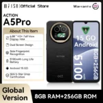IIIF150 Action A5Pro Mobile Phone 6.88 inch Full Angle Display 0.96 inch Dual Screen 256GB ROM 5100mAh Battery Smartphone