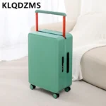 KLQDZMS Travel Suitcase 20 "24 Inch Rugged Boarding Box Men and Women PC Trolley Case Universal Wheel Rolling Travel Luggage - Image 6