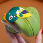 Baby cotton slippers for autumn and winter at home waterproof and plush thickened fashionable and cute for both boys and girls - Image 5