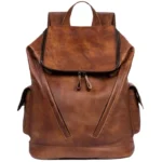 Casual Joker leather backpack retro tide men's leather backpack large capacity travel backpack 15 inch business computer bag - Image 4