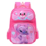 DisneyNew Mickey Stitch Cartoon Elementary Schoolbag Kindergarten Large Class ChildrenBag Boys and Girls Large Capacity Backpack - Image 2