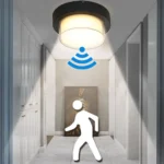 6W 12W Indoor&Outdoor Waterproof IP66 LED Wall Light Radar Motion Sensor Porch Wall Lamp Home Sconce Decoration Lighting - Image 2