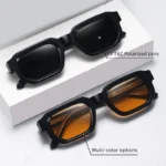 HBK New Fashion Small Frame Men Sunglasses Polygon Cupronickel Core Insert Leg Sun Glasses Outdoor Party Vacation Travel - Image 3