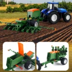 Tractor Toy Car Model Trailer and Accessories Simulation Children's Farmer Car - Image 5