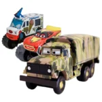 Disneyalloydie-castDisney Pixar car Bigfoot ice cream bar tall car glasses McQueen truck toy car model toy car gift for children - Image 2