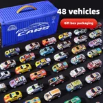 48pcs Alloy car sets, toy car models, tin car racing cars, classic car models, Christmas gifts