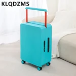 KLQDZMS Travel Suitcase 20 "24 Inch Rugged Boarding Box Men and Women PC Trolley Case Universal Wheel Rolling Travel Luggage - Image 4