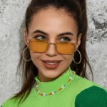 Classic Square Steampunk Sunglasses Luxury Brand Designer Men Women Retro Rectangle Punk Metal Frame Sun Glasses UV400 - Image 4