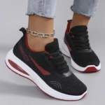 Spring new women's sports shoes, fashionable, breathable, lightweight, non-slip, wear-resistant, casual sports shoes, flat shoes - Image 2
