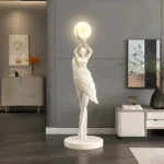 Modern Art Floor Lamp Home decoration Lights Living Room Bedroom Humanoid Atmosphere Lamps Couch High-End Sculpture LED Lighting