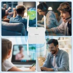 FENVI 5Ghz AX1500 WiFi 6 Repeater Extender Signal Booster Dual Band 2.4G/5GHz Wi-Fi Signal Amplifier Long Range Network Easy Set - Image 5