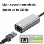 USB Ethernet Adapter 2500Mbps 1000Mbps USB3.0 Network Card 2.5G Ethernet Gigabit Adapter Lan Hub for MacBook Win 7/8/10/11 - Image 4