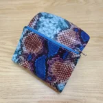 2025AW New Exotic Colorful Python Pattern Cow Leather Short Wallet Women Trendy ID Card Holders Money Bag Purse Gift for Ladies - Image 5