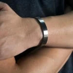 KULUZE Original Titanium wristband 100% Pure titanium Golf Athletic Bracelet Men Women C-Shaped cuff Bangle Bracelet fashionGift - Image 4