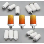 1-10PCS E27 LED Flame Light Bulbs 3 Modes Party LED Flame Effect Light Simulation Fire Lights Bulb KTV Festival Garden Decor - Image 3